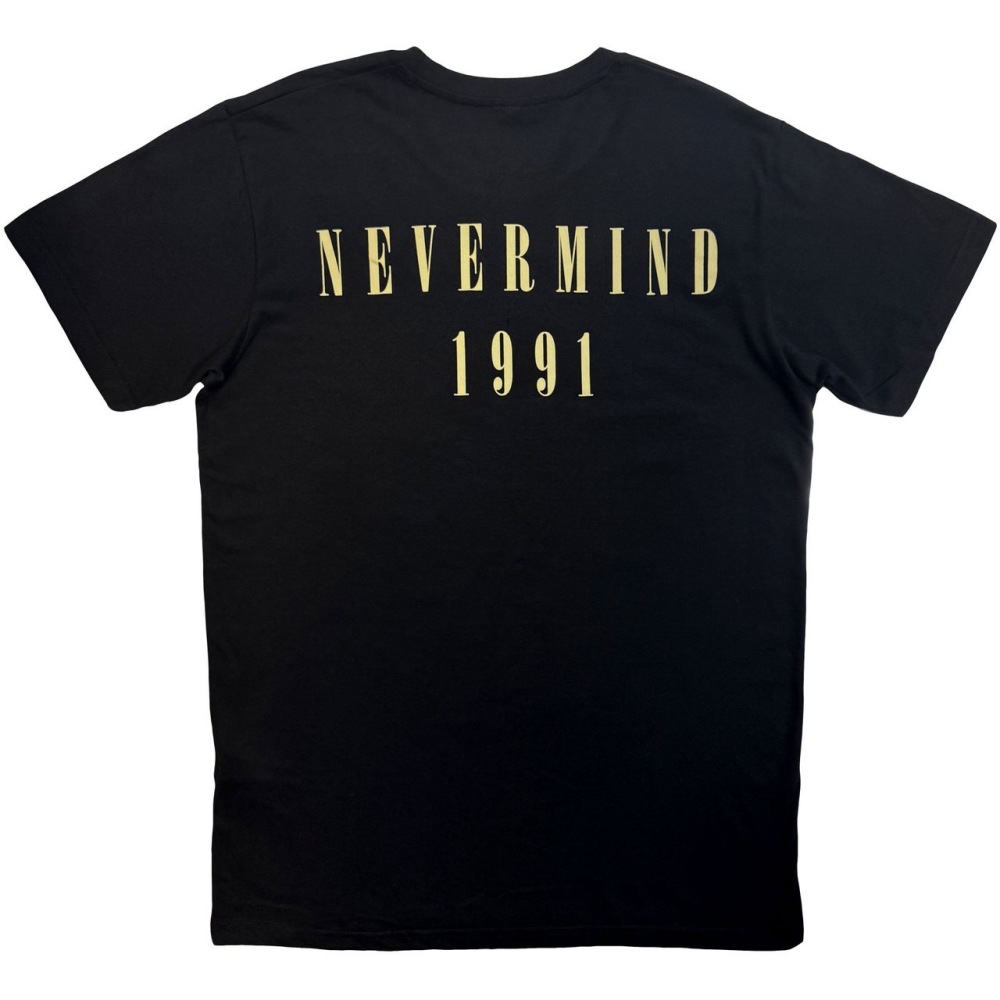 Nirvana - Nevermind '91 Hotel Photo Mens Tshirt - Black